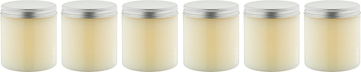 Goedkoopste Luxe Verzorgende Bodyscrub-gel Hamam 400 gram - - Pot met aluminium deksel - set van 6 stuks - Hydraterende Lichaamsscrub