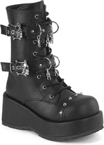 DemoniaCult - CUBBY-54 Plateau Laarzen - US 12 - 42 Shoes - Zwart