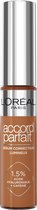 L'Oréal Paris True Match Radiant Serum Concealer - geschikt voor de gevoelige huid - verrijkt met 1,5% hyaluronzuur en cafeïne voor hydratatie en verfrissing - medium dekking - stralende finish - verzorgt als een oogserum - 10.D - 11 ml