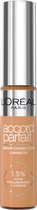 L'Oréal Paris True Match Radiant Serum Concealer - geschikt voor de gevoelige huid - verrijkt met 1,5% hyaluronzuur en cafeïne voor hydratatie en verfrissing - medium dekking - stralende finish - verzorgt als een oogserum - 8N - 11 ml