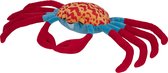 Nature Planet Knuffeldier Krab - zachte pluche stof - premium knuffels - rood/blauw - 65 cm