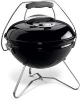 37 Centimeter Draagbare Barbecue Met Deksel En Poten Van Verguld Staal Compacte Vrijstaande Outdoor Oven En Kookplaat - Zwart