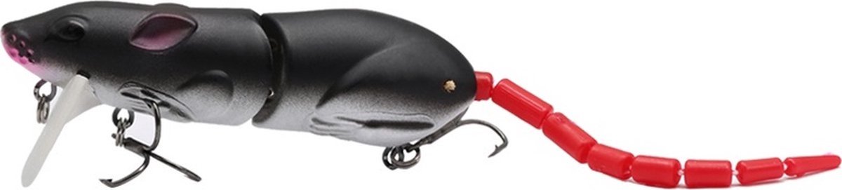 S&D - Kunstaas Rat - 16g / 15.5cm - Roofvissen - Topwater Floater - Dubbele dreg