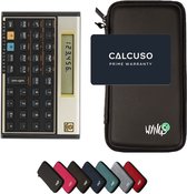 CALCUSO Pack de base noir avec calculatrice HP 12C