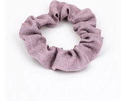 Obumi Linnen Scrunchie - Woodrosé