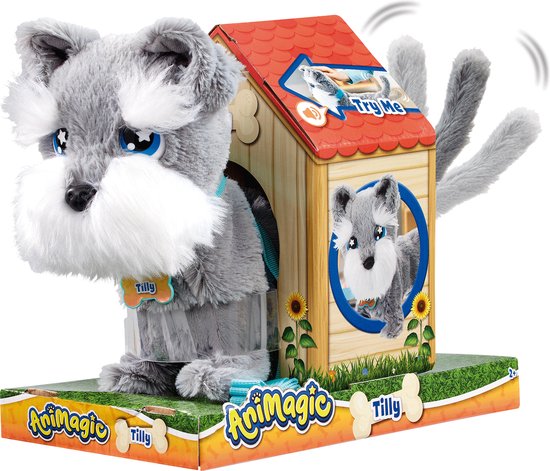 Animagic - Tilly Terrier - Knuffelhond - Interactieve Knuffel