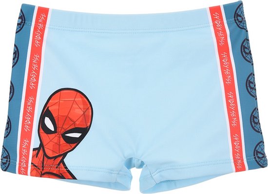 Boxer de bain / maillot de bain Marvel Spiderman - bleu clair - Taille 110/116