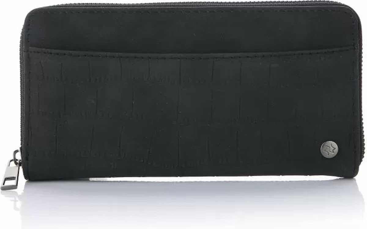 Klassieke portemonnee croco zwart 685