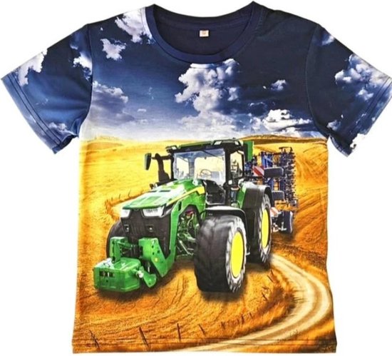 John Deere T-shirt maat 122/128