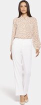 Pantalon Marilyn Lin Stretch Wit | Blanc optique