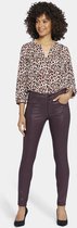 NYDJ Ami Skinny Jeans Donkerrood Coating Premium Denim | Dark Cherry