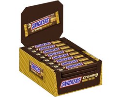 Snickers - Chocoladereep Creamy Peanut Butter (Trio) - 32 Repen