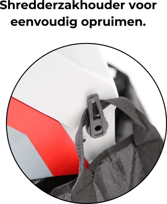 ALLGoods. Professionele Hakselaar Versnipperaar - Hakselaar Electrisch 50L - Versnipperaar Hakselaar - 2500W - Max. Ø45mm - Incl. Wielen, Opvangzak, Duurzame Draaimessen - Heggen, Bomen en Haag -Tuinonderhoud van ALLGoods — afbeelding 2