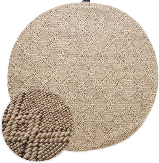 Buitenkleed 150 cm rond dust - AVH Outdoor Tuinmeubelen