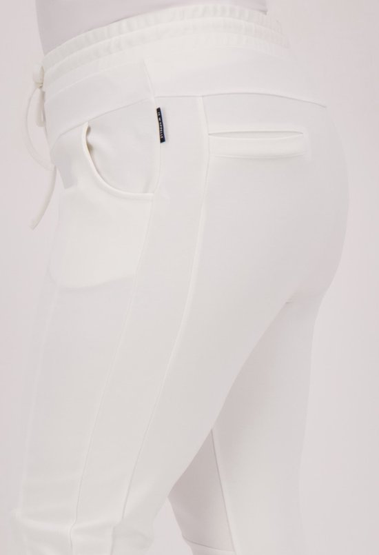 Witte Broek/Pantalon van Je m'appelle - Dames - Plus Size - 46 - 2 maten beschikbaar