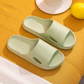 Slippers-Dames Slippers-voor dames- doucheslippers-badsandalen-uiterst comfortabel-gevoerde dikke zool-strandschoenen neon damessandalen-40-41