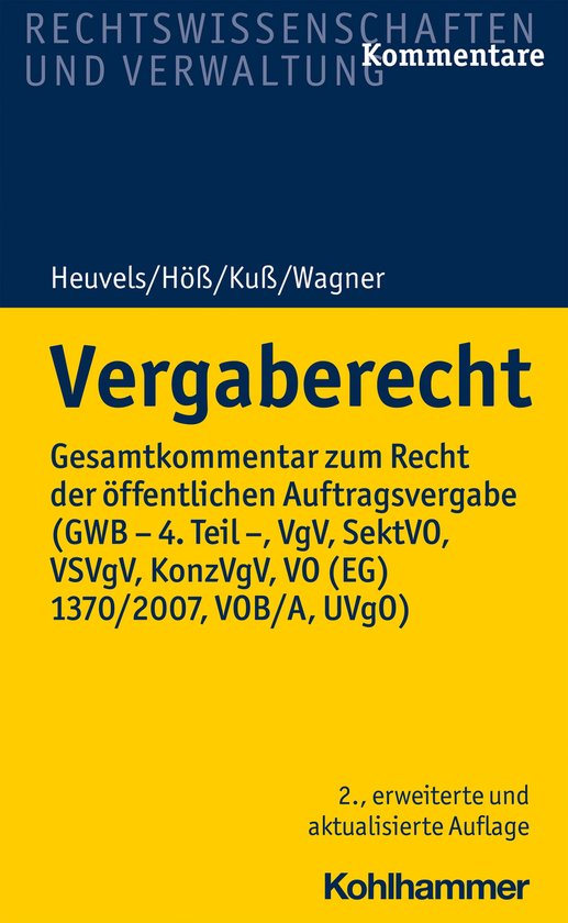 Vergaberecht - cover