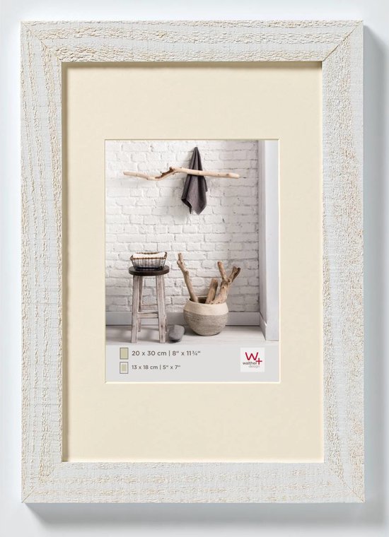 Walther Home - Houten lijst - Fotoformaat 15x20 cm - Polair Wit