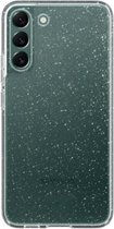xoxo Wildhearts siliconen glitter hoesje - Sparkle Away Transparent - Siliconen hoesje geschikt voor Samsung Galaxy A25 - Shockproof case met glitters - Glitter hoesje Transparant