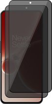 Privacy Screenprotector geschikt voor OnePlus Nord 3 - 2x Volledig Dekkend Glas Screen Protector