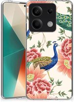 TPU Hoesje geschikt voor Geschikt voor Xiaomi Redmi Note 13 5G Pink Peacock