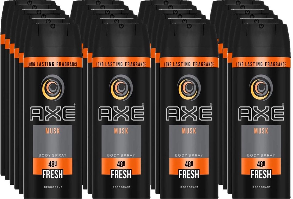 Goedkoopste Axe Deo Spray - Musk - Voordeelverpakking 24 x 150 ml