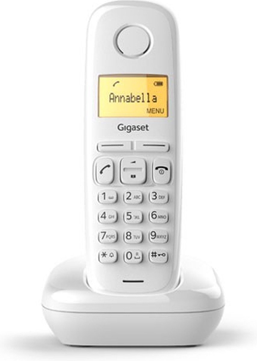 Gigaset A170 Analog/DECT telephone Wit geen ondersteuning in NEDERLAND