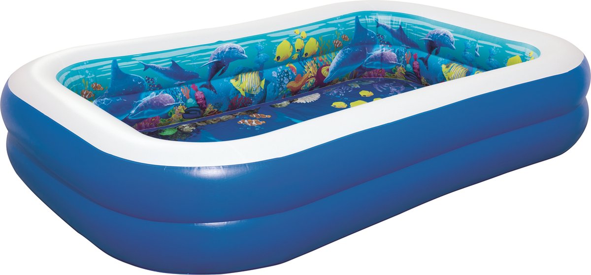 Bestway - Kinder zwembad - 3D Onderzee avontuur - Zeedieren