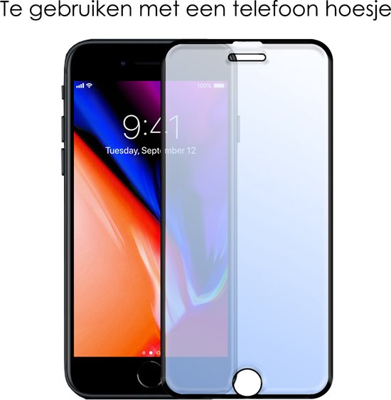 Protecteur d'écran adapté pour iPhone 6 Plus Protecteur d'écran en Tempered Glass Couverture complète en Glas trempé - 2x