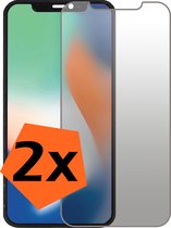 Screenprotector Geschikt voor iPhone 12 Pro Max Screenprotector Privacy Bescherm Glas - Screenprotector Geschikt voor iPhone 12 Pro Max Privacy Screenprotector Tempered Glass - 2 PACK