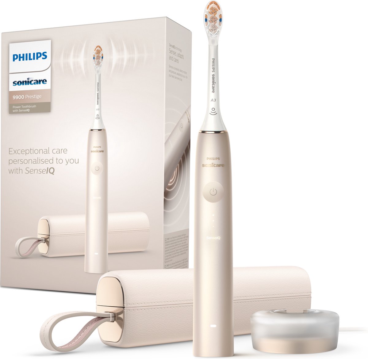 Philips Sonicare Prestige 9900 HX9992/12 - Elektrische tandenborstel met SenseIQ - Donkerblauw/Zwart Philips Sonicare Prestige 9900 HX9992/12 - Elektrische tandenborstel met SenseIQ - Donkerblauw/Zwart