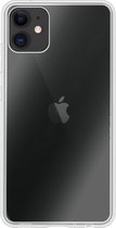Hoesje Geschikt voor iPhone 11 Hoesje Siliconen Cover Case - Hoes Geschikt voor iPhone 11 Hoes Back Case - Transparant