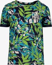 T-shirt garçon non signé avec imprimé feuilles - Vert - Taille 110/116