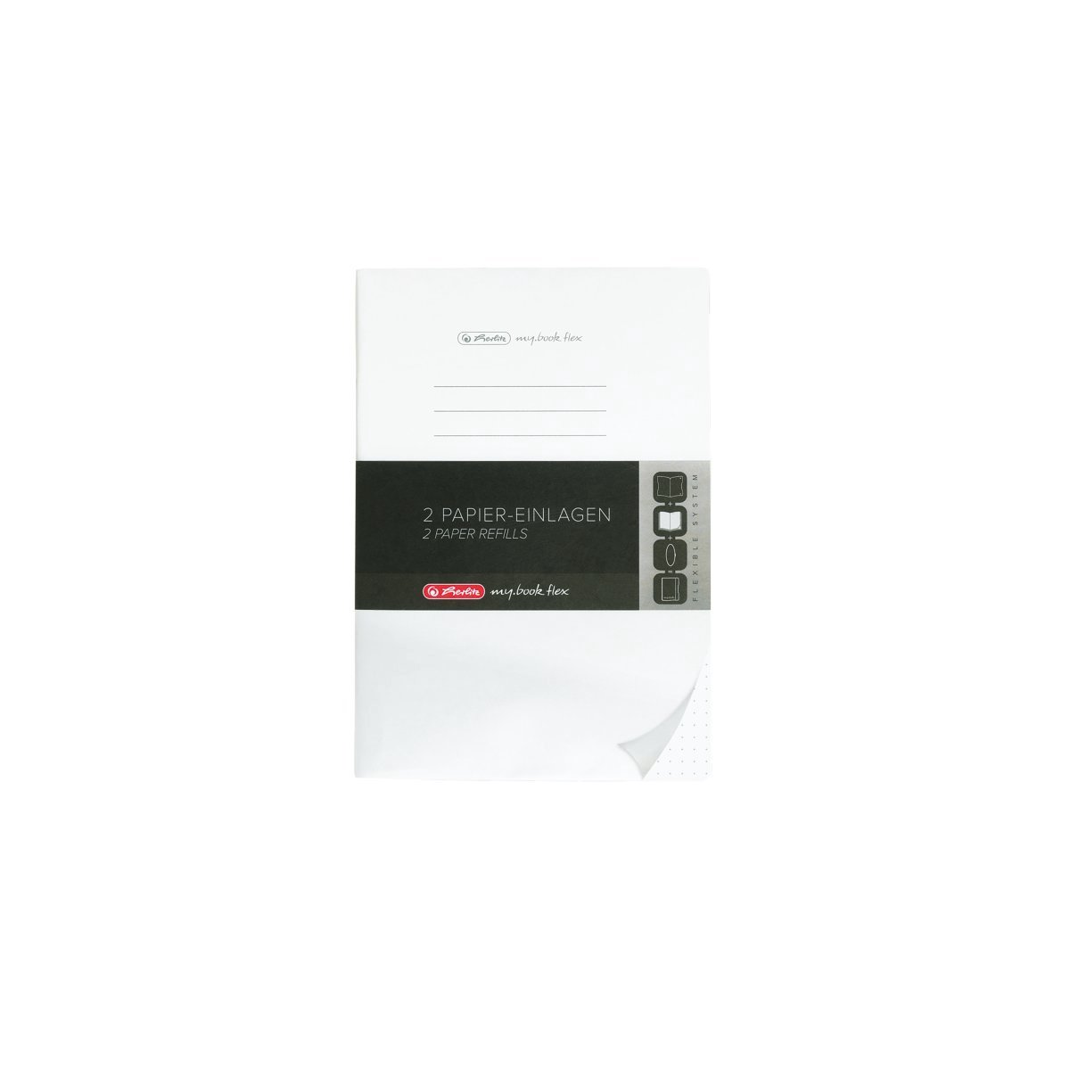 Herlitz 50034147 schrijfblok & schrift A5 80 vel Wit