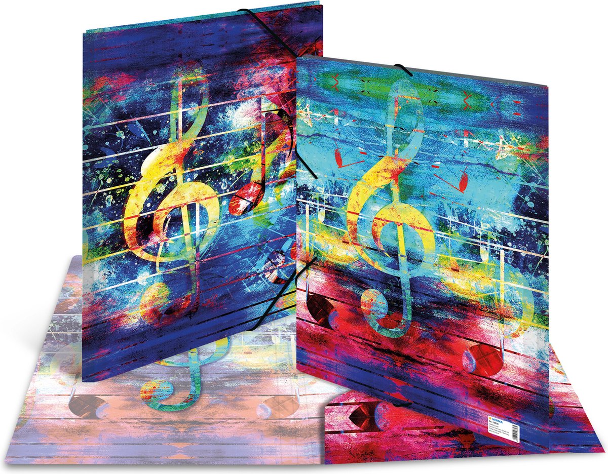 Elastomappen A3 PP Music