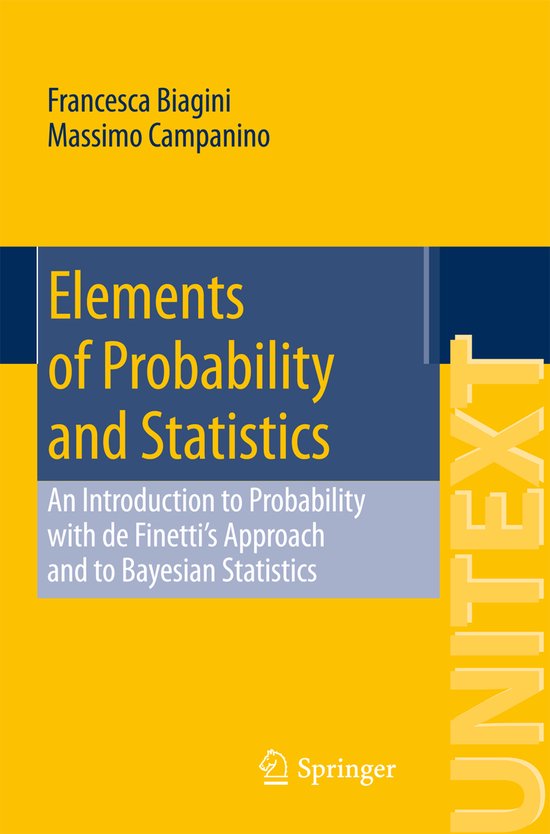 Elements of Probability and Statistics - cover