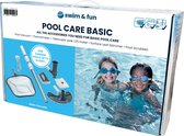 Swim&Fun Zwembad Schoonmaakset Basic: Onmisbare Gereedschappen voor een Schoon Zwembad - Efficiënt, Betrouwbaar en Eenvoudig te Gebruiken voor een Verfrissend Zwemervaring.