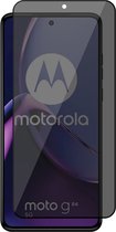 Privacy Screenprotector geschikt voor Motorola Moto G84 - Volledig Dekkend Glas Screen Protector