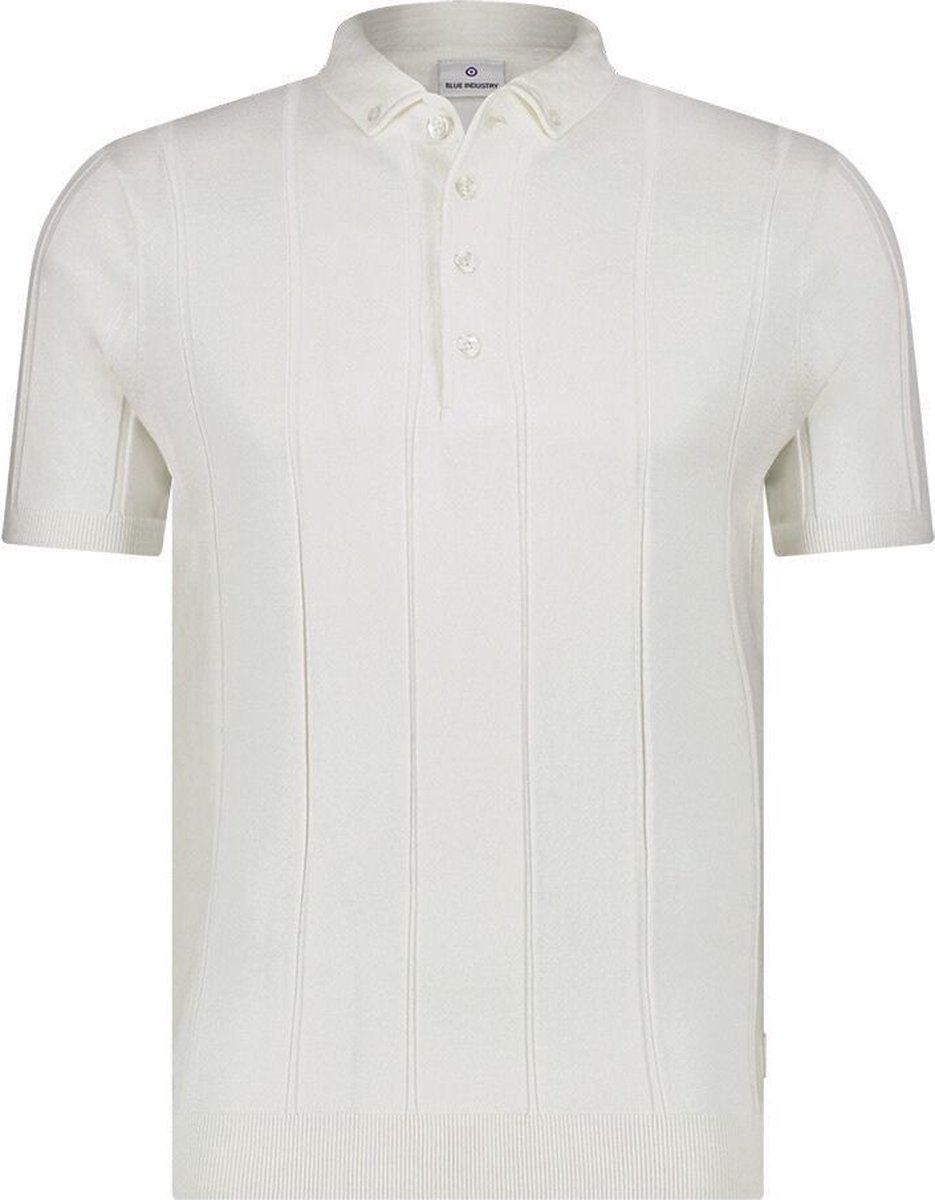 Knitted Polo Off White (KBIS24-M16 - OFF WHITE)