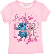 Lilo & Stitch - T-shirt Lilo & Stitch - meisjes - roze - maat 134/140