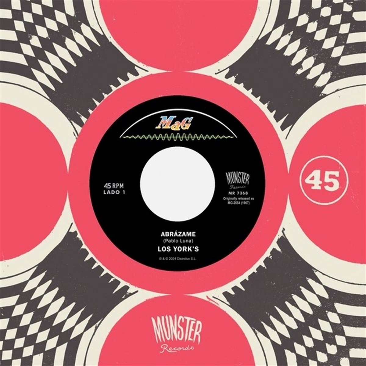 Los York's - Abrázame / Abrázame Baby (7" Single)