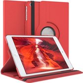 Draaibare Bookcase - Geschikt voor iPad Hoes 5e, 6e, Air 1e, Air 2e Generatie - 9.7 inch (2017/2018) - Rood