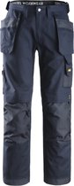 Snickers 3214 Canvas+ Werkbroek met Holsterzakken - Donker blauw/Donker blauw - 144