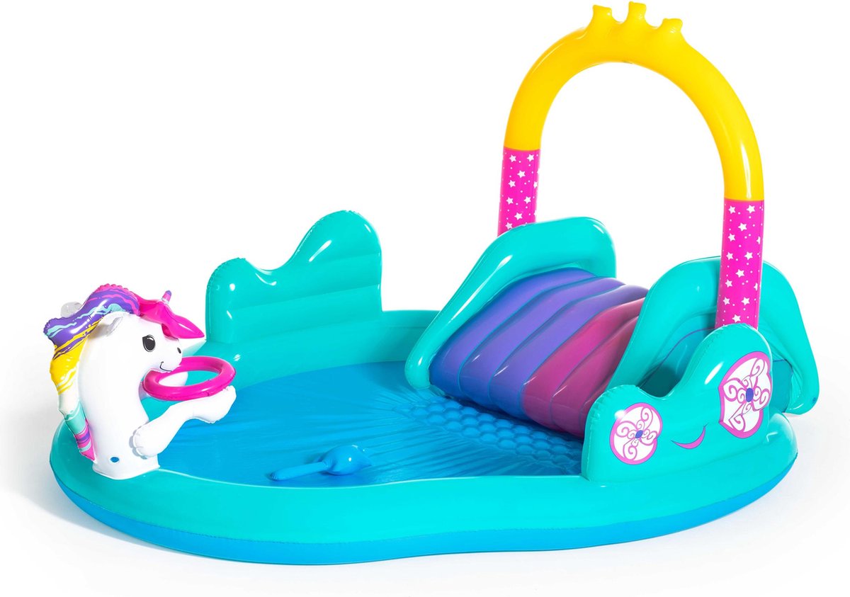 Bestway Zwembad Playcenter Magische Eenhoorn - 274 cm x 198 cm x 137 cm