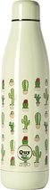 Quy Cup - Bouteille Thermos 500ml « Cactus » 12 heures chaude 24 heures froides bouteille en acier inoxydable réutilisable (304)