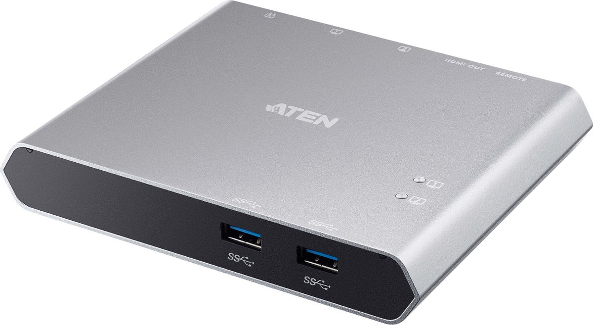 ATEN US3310 2-poorts USB-C Gen1 Dock switch