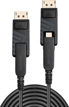 LINDY Aansluitkabel Mini DisplayPort stekker, Mini DisplayPort stekker 70.00 m Zwart 38485 Ultra HD (8K) DisplayPort-kabel