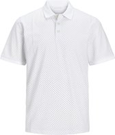 JACK&JONES JJLUIS AOP POLO SS Heren Poloshirt - Maat M