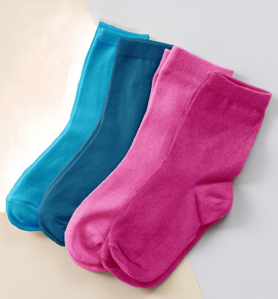 iN ControL 4pack gekleurde katoenen sokken 27/30