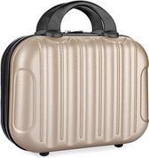 YONO Beauty Case Valise - Maquillage de Luxe - Bagage à main Shell - Champagne